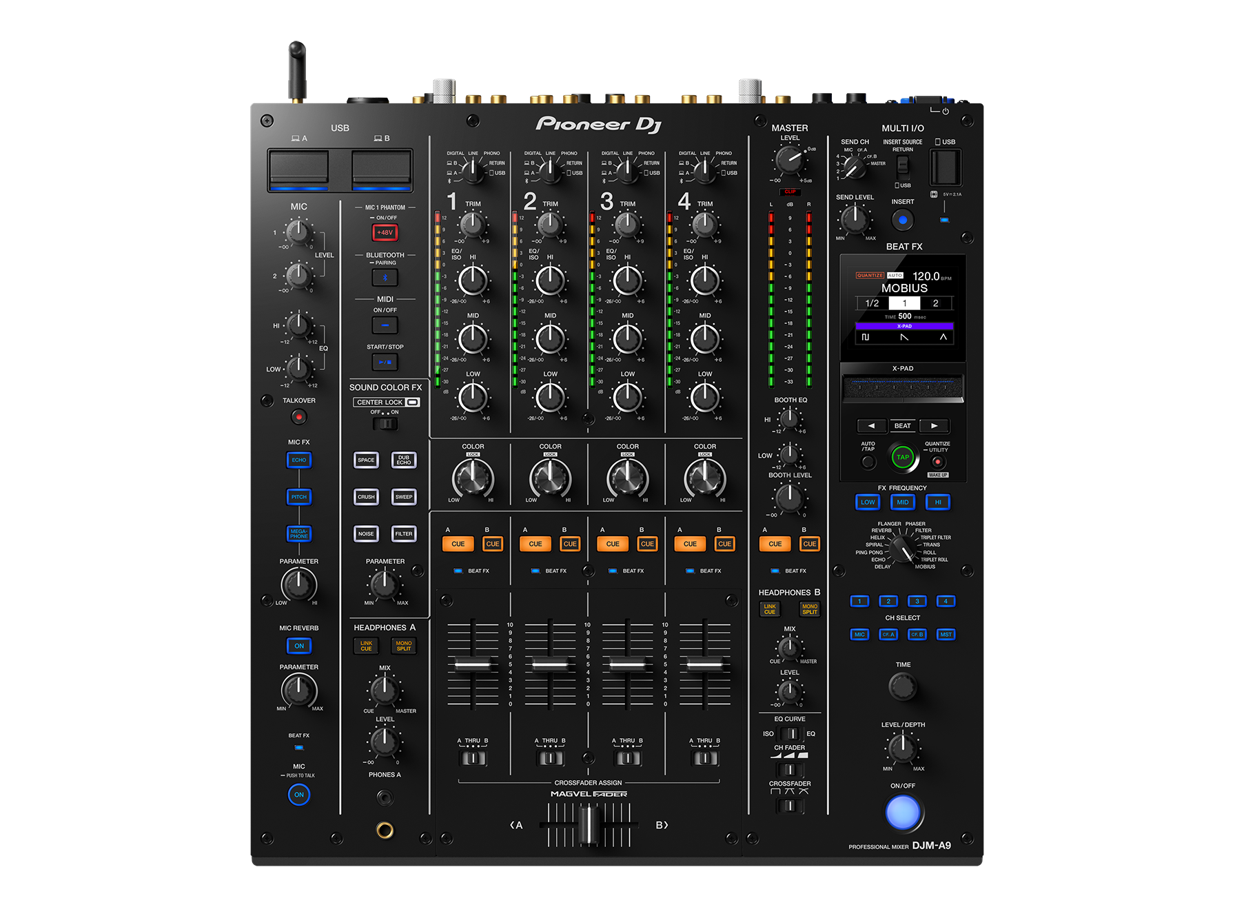 Pioneer DJ DJM A9 4 Kanal Mixer – Bild 5